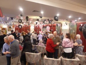 Residents dancing at the Elvis Rock and Roll Night, aged care, Elvis Rock and Roll Night, Family night, lifestyle aged care