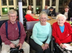 Old People Sitting in Restaurant, Aged Care Event, aged care residence, Aged Care Services, Family Events Aged Care, Wine and Cheese Night