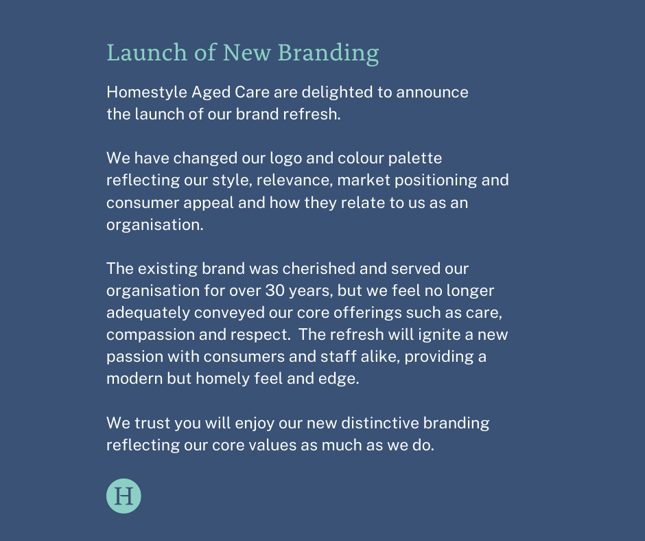Launch of New Branding